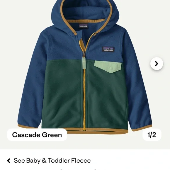 EUC Patagonia Micro D Snap T Fleece Jacket - Picture 4 of 4